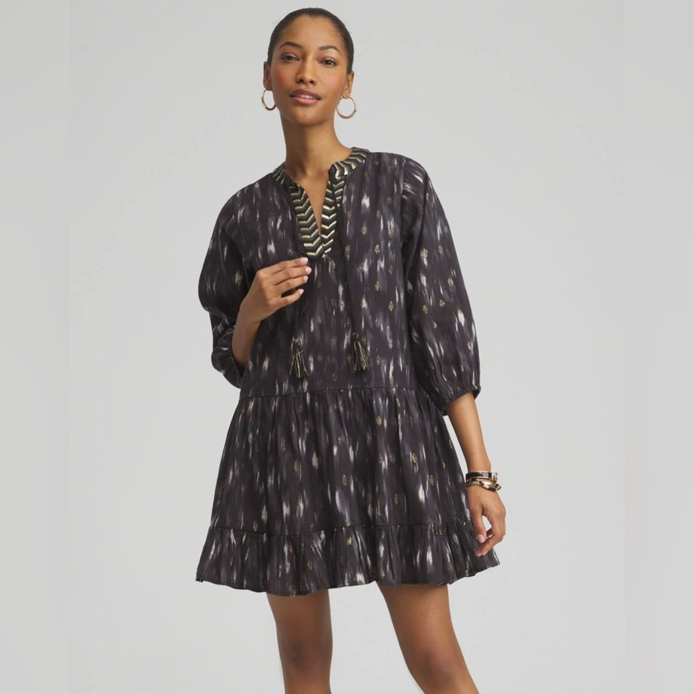 Miraclesuit Women's‎ A-line Coverup Beach Dress Bronze Reign Black/Multi Medium